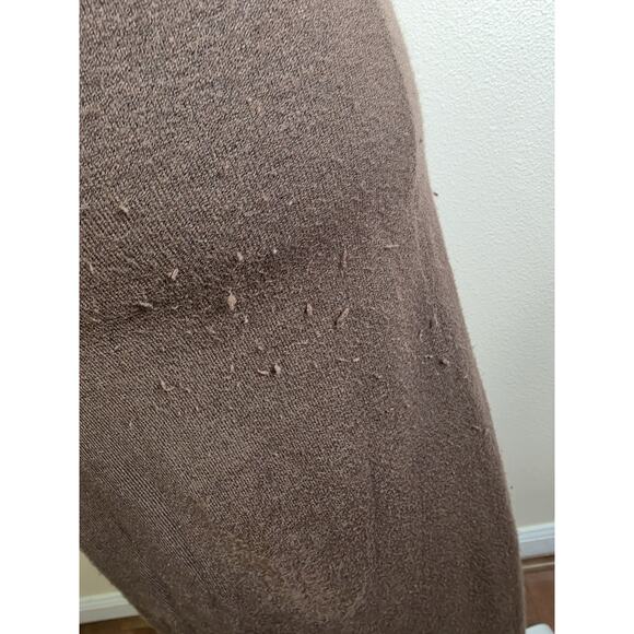 EXPRESS Mocha Brown Knit Duster Sweater Cardigan Skirt, and Tank Wool Small 3 Pc - Picture 15 of 16